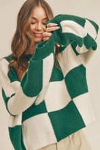 Load image into Gallery viewer, Oversized Checkered Pullover