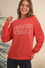 Load image into Gallery viewer, The Merry Ribbed Pullover