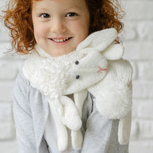 Load image into Gallery viewer, Kids Knitted Lamb Scarf - For ages 3+