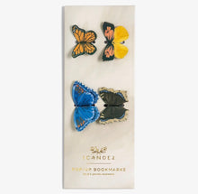 Load image into Gallery viewer, Butterfly Pop-Up Bookmark Set of 4