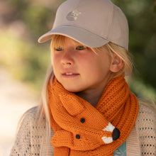Load image into Gallery viewer, Kids Knitted Fox Scarf - For ages 4-12 Y