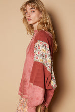 Load image into Gallery viewer, Boho Patchwork Vintage Wash Pullover
