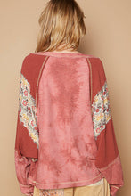 Load image into Gallery viewer, Boho Patchwork Vintage Wash Pullover
