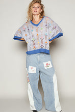 Load image into Gallery viewer, Seaside Petals Crochet Pullover
