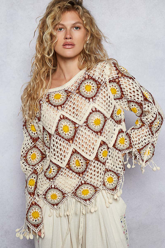 Sunbeam Crochet Pullover