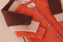Load image into Gallery viewer, Pumpkin Spice Ribbed Romper
