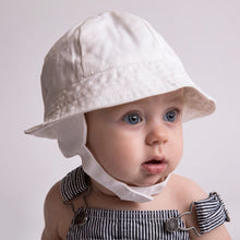 Load image into Gallery viewer, White Tyrolean Baby Hat
