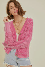 Load image into Gallery viewer, Boho Western Pink Cardi
