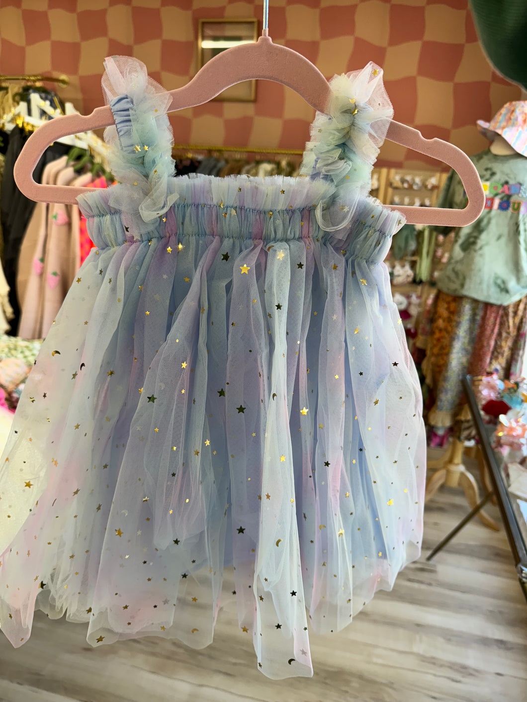 Star and Moon Tulle Dress