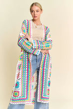 Load image into Gallery viewer, Granny Square Crochet Knit Cardigan
