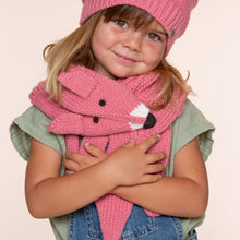 Load image into Gallery viewer, Kids Knitted Fox Scarf - For ages 4-12 Y
