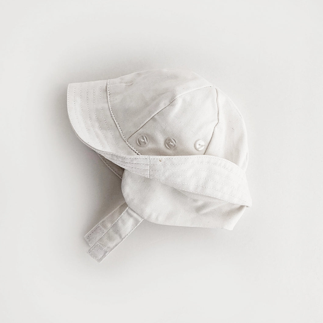 White Tyrolean Baby Hat