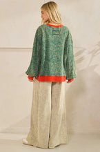 Load image into Gallery viewer, Vintage Green Plaid Bow Pullover
