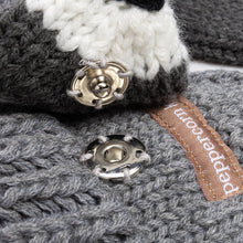 Load image into Gallery viewer, Kids Knitted Raccoon Scarf - For ages 5-12 Y
