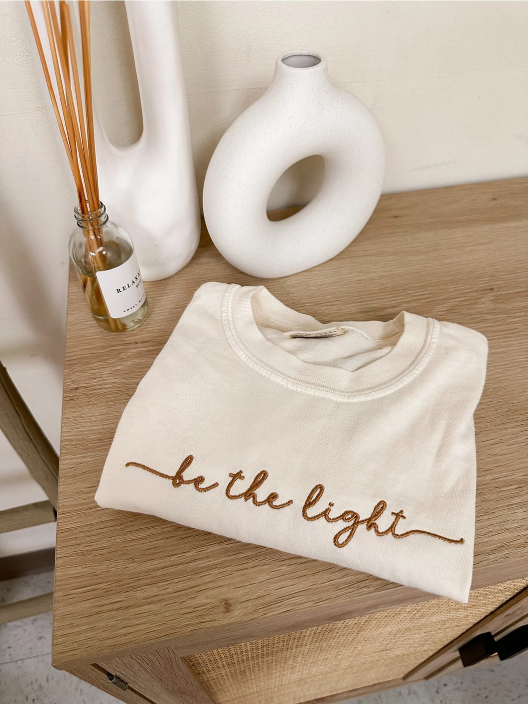 Be the Light Embroidered Tee