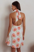 Load image into Gallery viewer, Halterneck Floral Mini Dress
