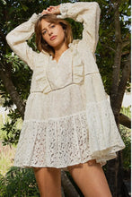 Load image into Gallery viewer, Delicate Ivory Ruffle Tunic
