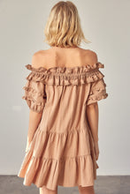 Load image into Gallery viewer, Off Shoulder Tiered Dress
