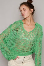 Load image into Gallery viewer, Collared Green Knit
