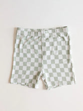 Load image into Gallery viewer, Checkered Bamboo Shorts Set
