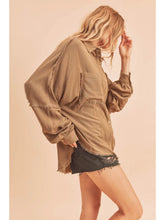 Load image into Gallery viewer, Delilah Mocha Button-Down
