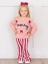 Load image into Gallery viewer, Merry Bows Oversized Sweater

