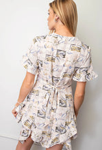 Load image into Gallery viewer, Button-Down Ruffle Mini Dress
