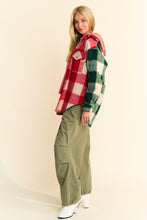 Load image into Gallery viewer, Festive Plaid Shacket
