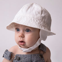 Load image into Gallery viewer, White Tyrolean Baby Hat
