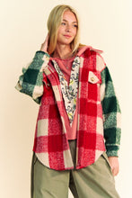 Load image into Gallery viewer, Festive Plaid Shacket
