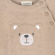 Load image into Gallery viewer, Teddy Bear Applique Baby Raglan Pullover
