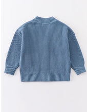 Load image into Gallery viewer, Kids Blue Pocket Cardigan
