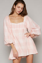 Load image into Gallery viewer, Blush Plaid Dress
