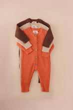 Load image into Gallery viewer, Pumpkin Spice Ribbed Romper

