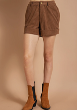 Load image into Gallery viewer, Corduroy Boyfriend Shorts
