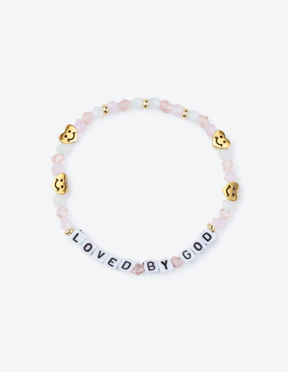 LOVED BY GOD Letter Bracelet