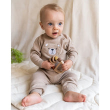 Load image into Gallery viewer, Teddy Bear Applique Baby Raglan Pullover
