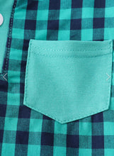 Load image into Gallery viewer, Boys’ Forest Plaid Shirt
