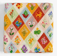Load image into Gallery viewer, Vintage Blooms Muslin Baby Swaddle Blanket
