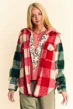 Load image into Gallery viewer, Festive Plaid Shacket
