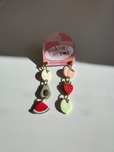 Load image into Gallery viewer, Handmade Clay Fruit Dangles
