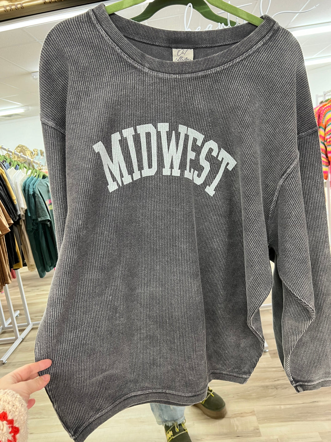 Midwest charcoal corded crew