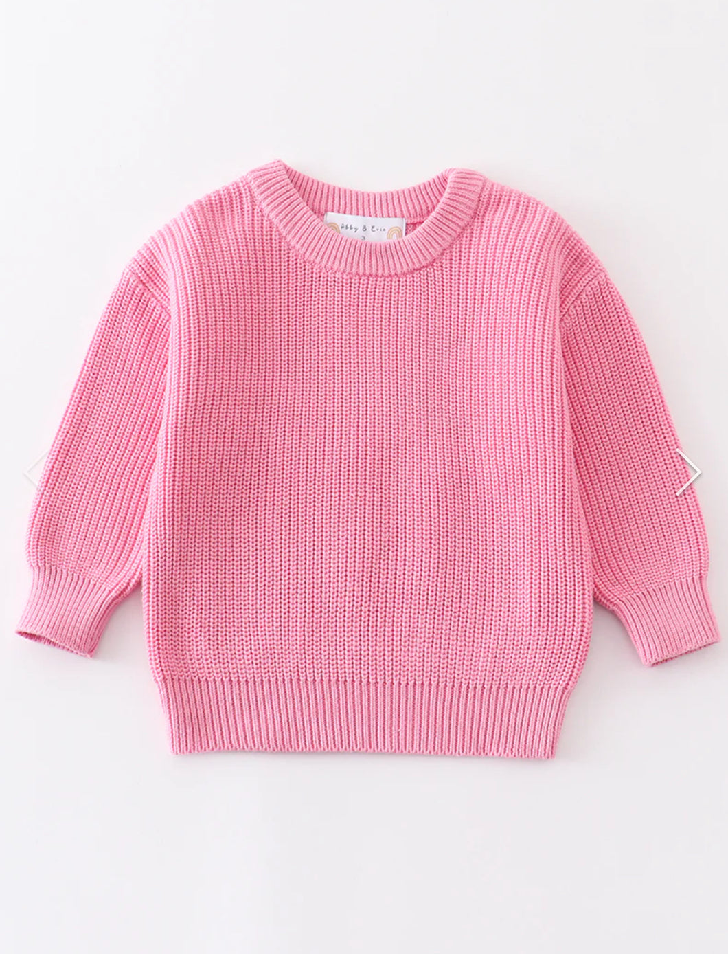 Pretty in Pink Pullover Sweater