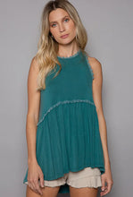 Load image into Gallery viewer, Evergreen Babydoll Knit Tank

