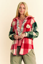 Load image into Gallery viewer, Festive Plaid Shacket
