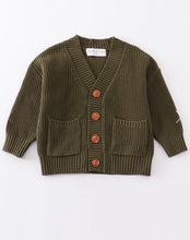 Load image into Gallery viewer, Olive Pocket Cardigan
