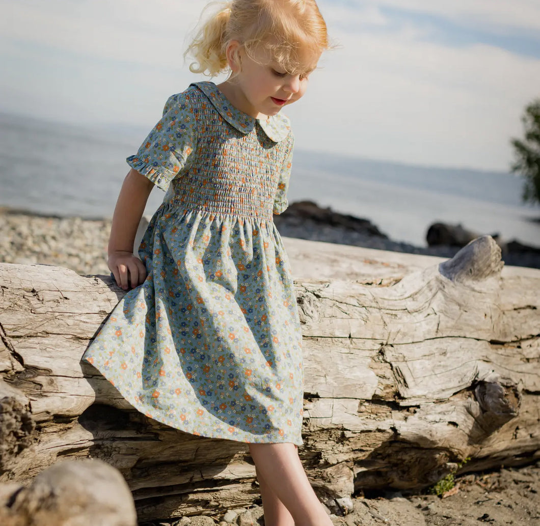 Cottage Floral Vintage Dress