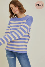 Load image into Gallery viewer, Curvy sky blue sweater
