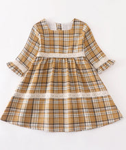 Load image into Gallery viewer, Coffee Plaid Dress
