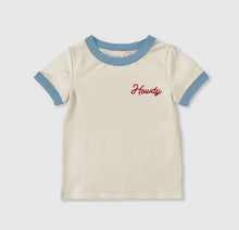 Load image into Gallery viewer, Howdy youth ringer tee
